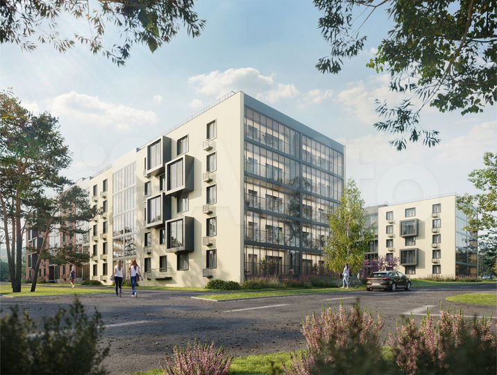 1-к. квартира, 44,4 м², 4/5 эт.