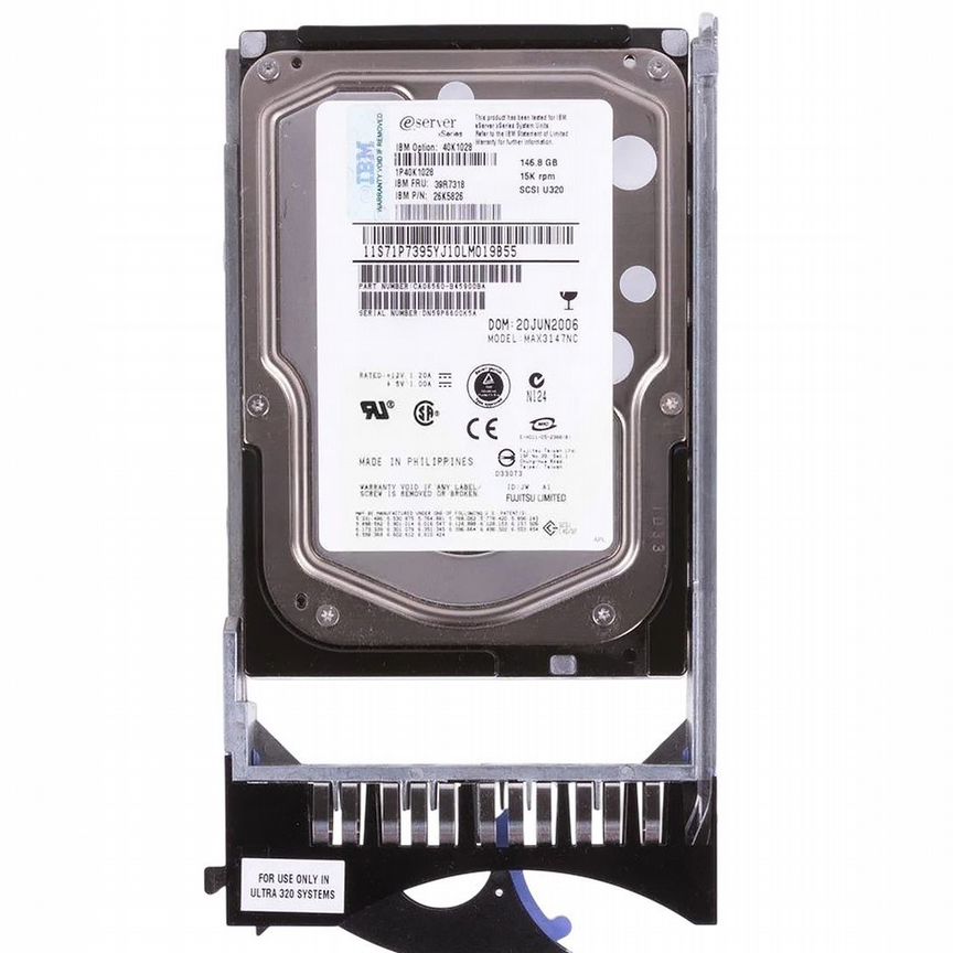 [39R7318] Жесткий Диск Ibm 146gb 26k5826 Scsi 39r7318