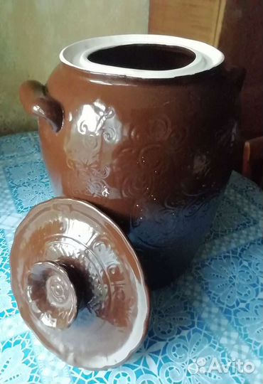 Вазон, горшок керамический напольный