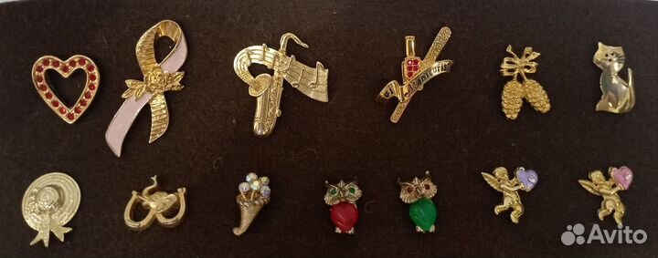 Винтажные брошки значки СССР