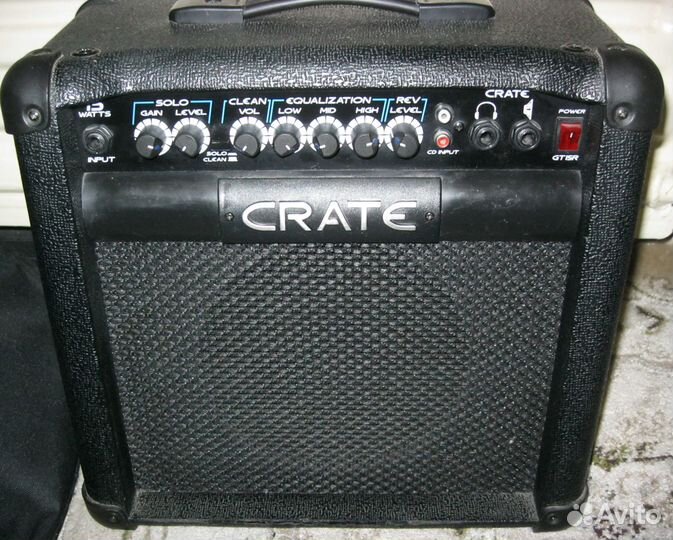 Гитарный комбоусилитель crate GT15R, ревер