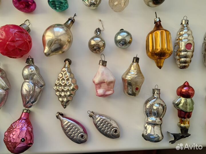 Новогодние елочные игрушки на елку СССР