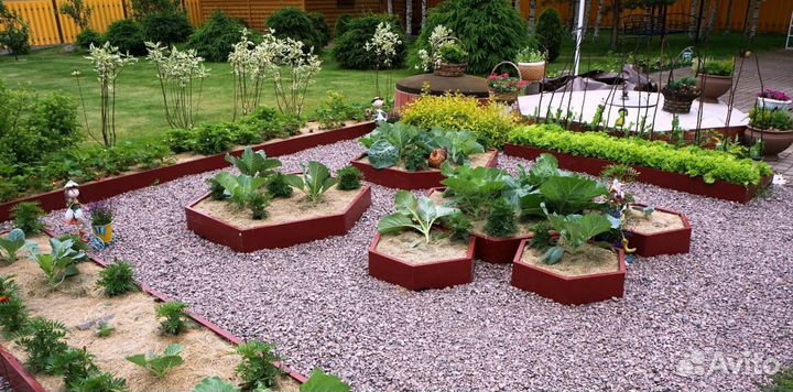 Клумбы и грядки для огорода