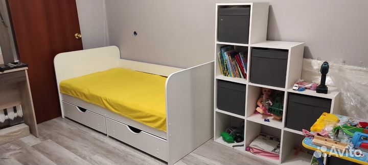 Детская кровать софа с ящиками новая кроватка тахт