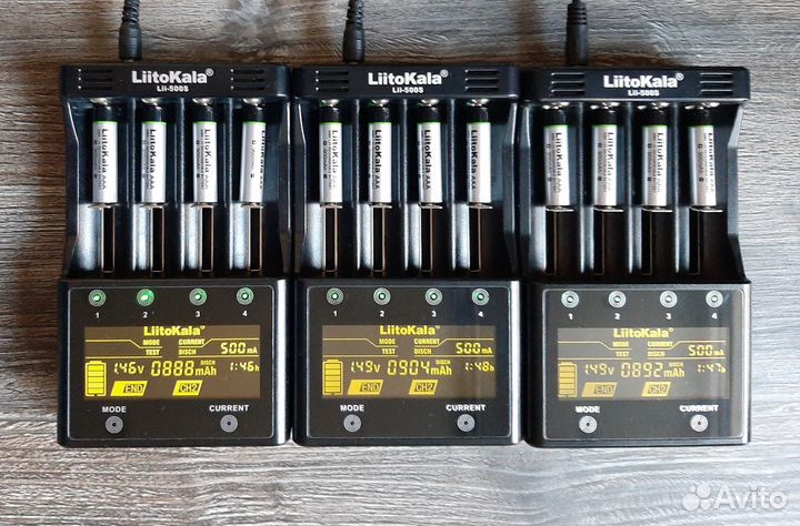 Аккумуляторы Liitokala 1,2v AAA, 900 мАч, новые