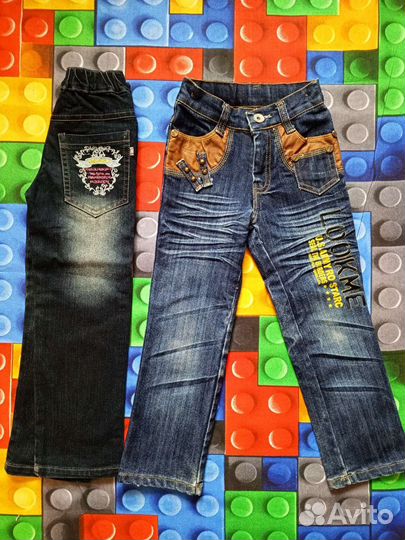 Джинсы на девочку 3-5 лет