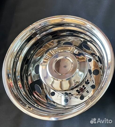 Колпаки из нержавейки 22.5