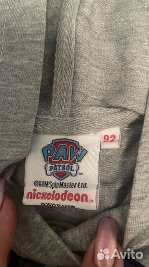 Худи Щенячий патруль детское 92