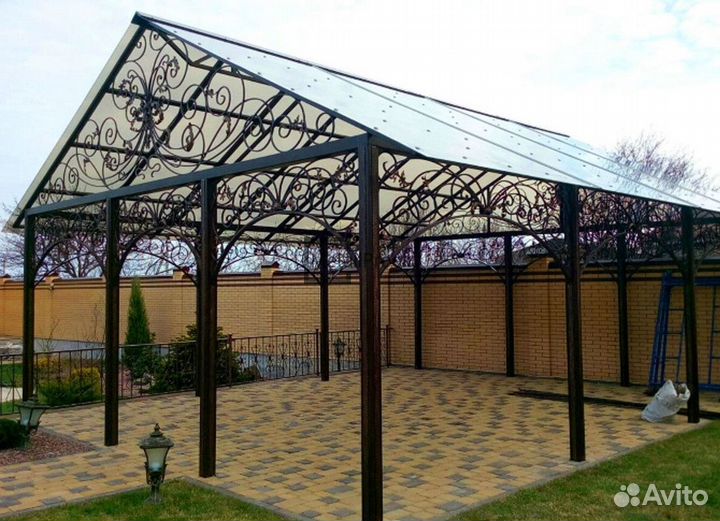 Навесы для автомобиля. Автонавес. Козырьки навесы