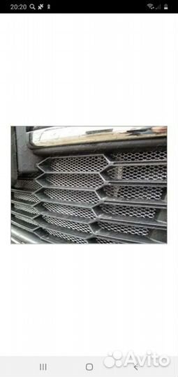Установка сетки в бампер