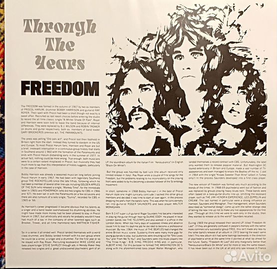 Freedom – Through The Years