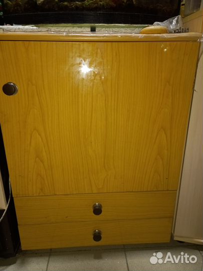 Аквариум с тумбой фильтром готовый