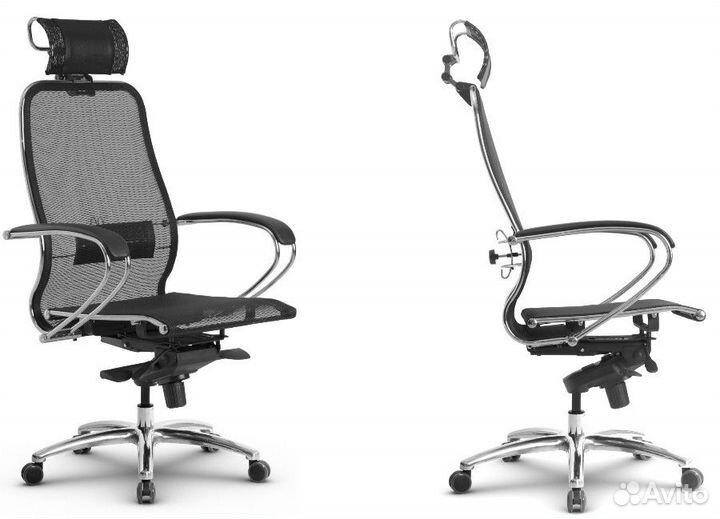 Кресло руководителя ортопедическое samurai S2