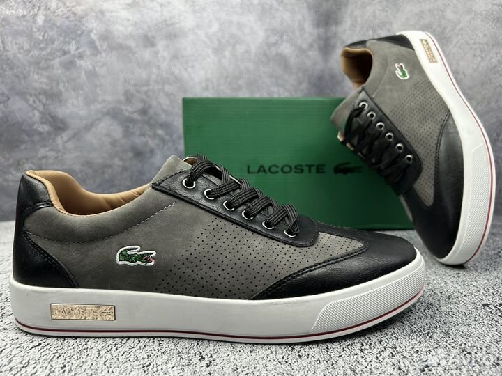 Кеды Lacoste из натурального нубука