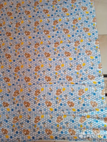 Ткань фланель детская в рулоне, пелëнки. Остаток