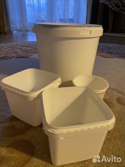 Ведра пластиковые, канистры
