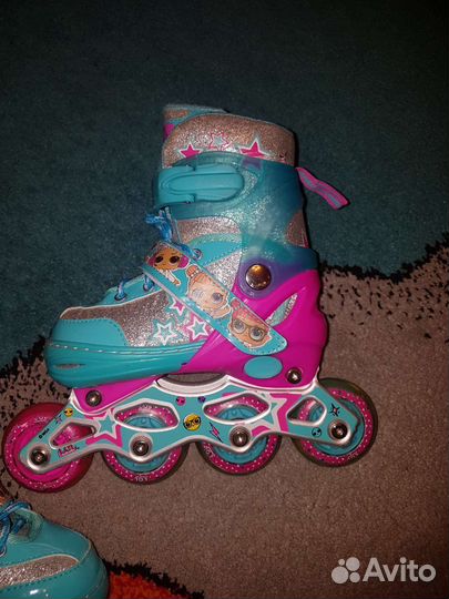 Коньки роликовые р 27-30