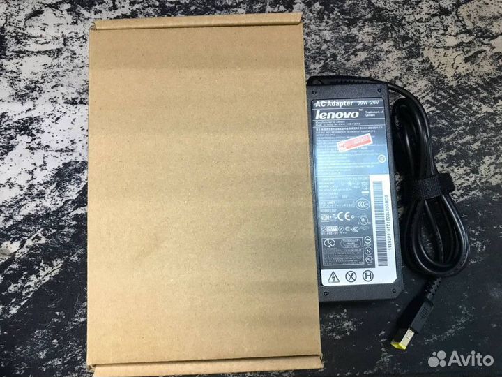 Зарядка для ноутбука Lenovo 20V 4,5A(90W) Flat