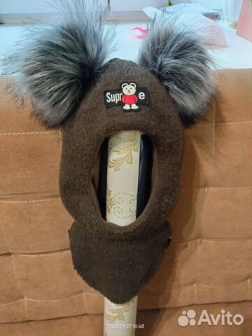 Шапка шлем зимний