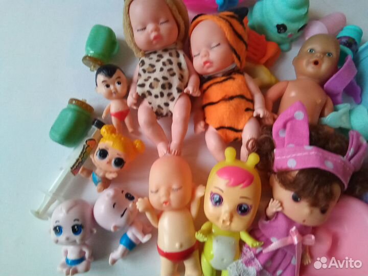 Маленькие пупсики и не только пакетом