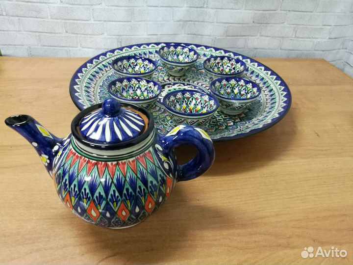 Чайник 1 л. Риштанская керамика