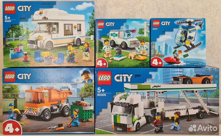 Новое Lego City, Marvel. Много, оригинал