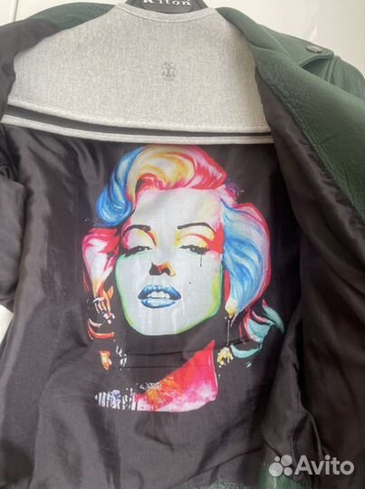 Кожаная куртка женская