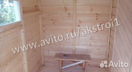 Баня садовая 2,5*4. Строительство домов и бань