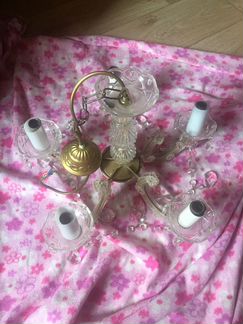 Люстра и бра хрусталь Чехия