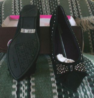 Черные туфли - балетки в отличном состоянии