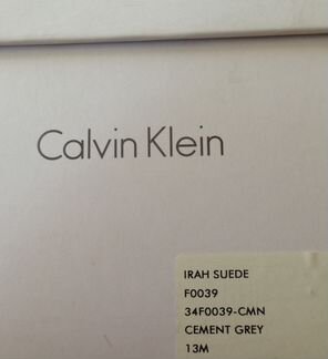 Мужские туфли Calvin Klein размер 46