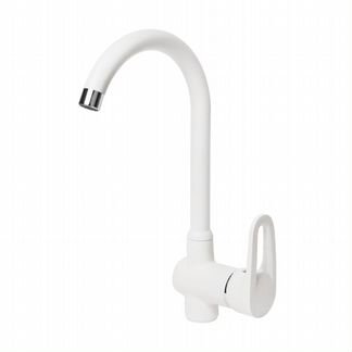 Смеситель для кухни AquaGranitEx C-5035 (331), бел