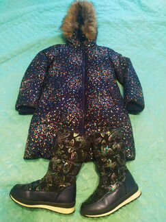 Пальто и сапоги в отличном состоянии