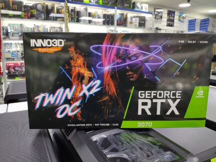 Видеокарта inno3D GeForce RTX 3070 twin X2 OC 8GB