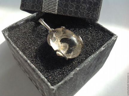 Золотой волосатик в серебре 925 пробы