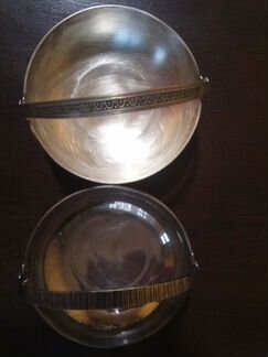 Мельхиоровые солонки и конфетницы, СССР