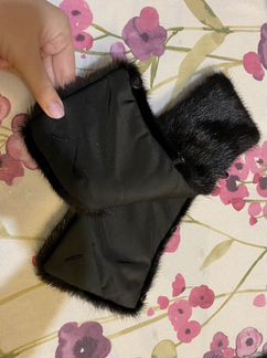Воротник из норки новый