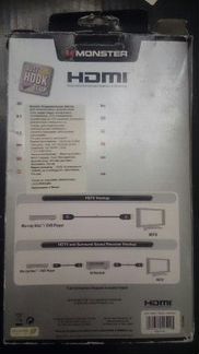 Новый кабель Monster hdmi - hdmi-1.5 метра в короб