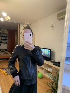 Куртка кожаная женская