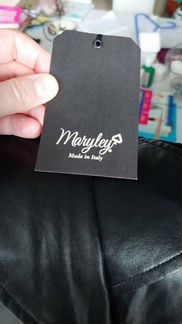 Новое кожаное платье Италия с биркой