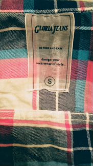 Рубашка женская в клетку