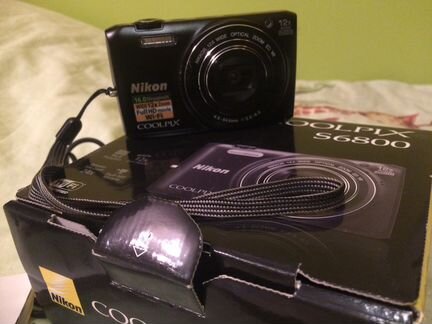 Компактный фотоаппарат Nikon s6800+чехол в подарок