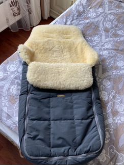 Конверт в коляску для малыша christ овчина