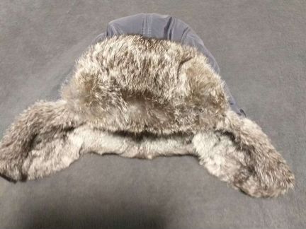 Шапка ушанка. Мех Кролик