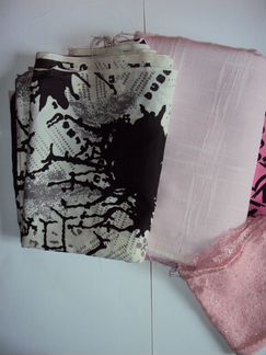 Отрезы ткани новые пакетом