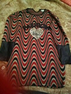 Платье-туника нарядное