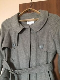 Пальто женское серое S