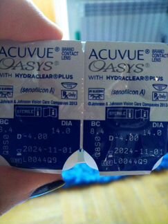 Линзы Acuvue Oasys