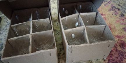 Набор-12 рюмок для холодных или горячих напитков