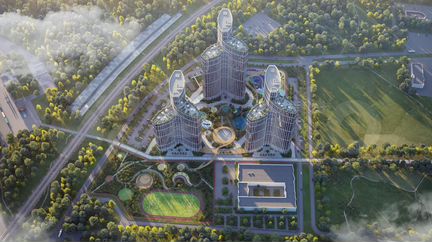 Квартира-студия, 89.3 м², 30/39 эт.